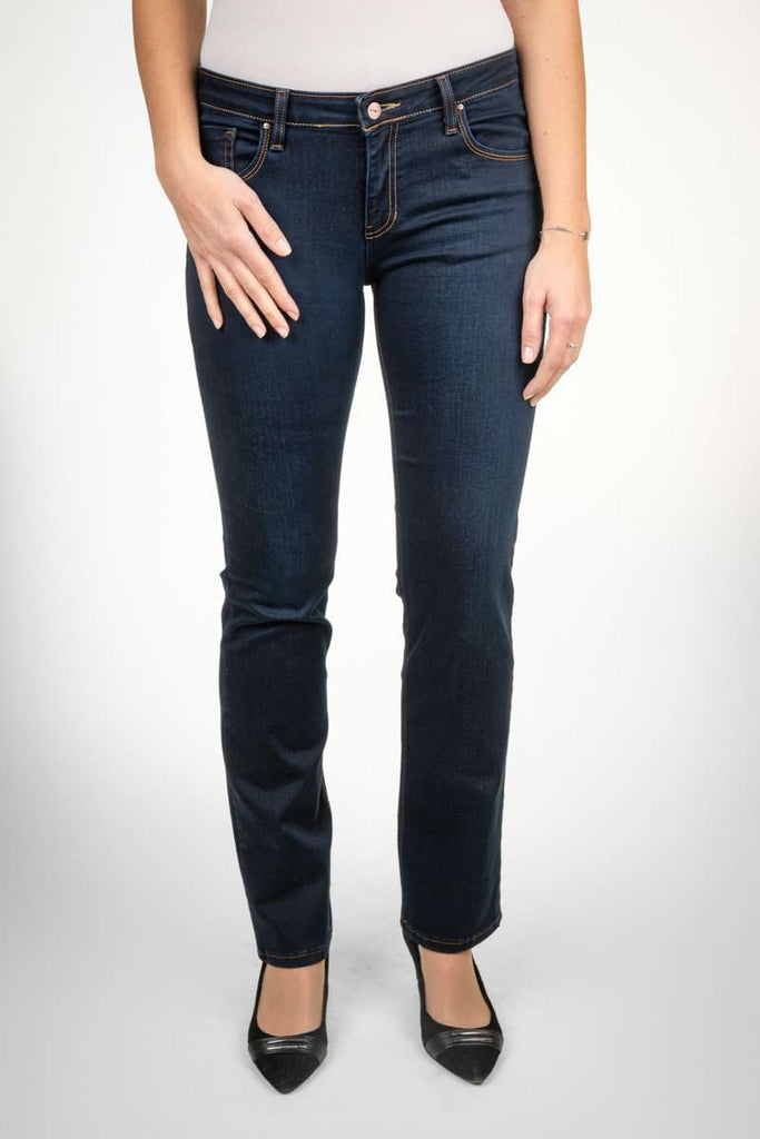 ŽENSKE JEANS HLAČE LANA T471 ŠIROKA HLAČNICA